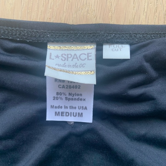 L Space Bikini Black Size M - Picture 2 of 5